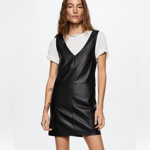 NWT Mango Black Sleeveless Mini Dress